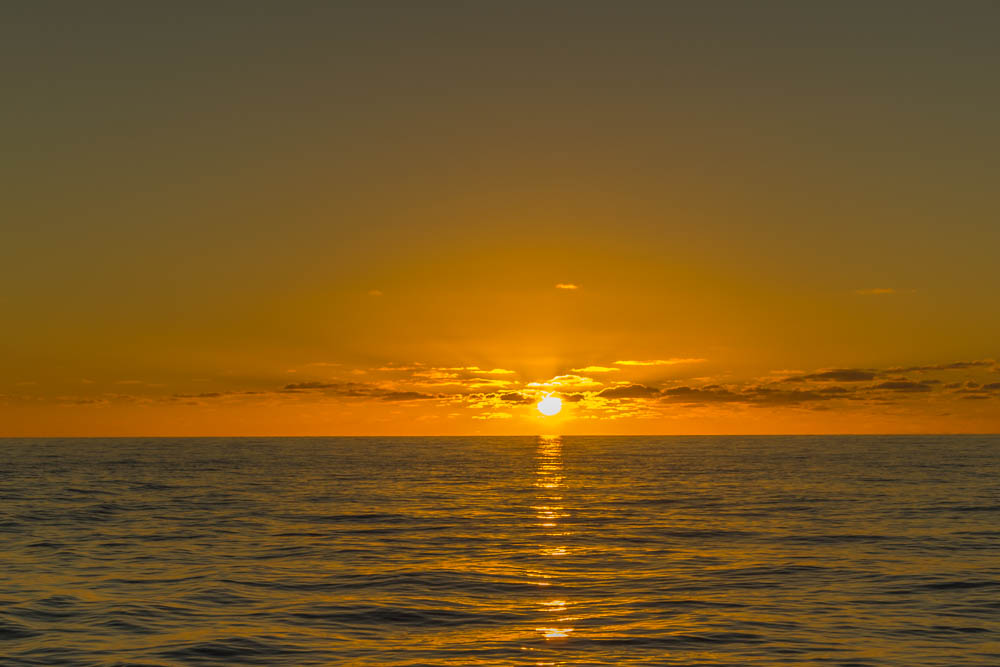 Sonnenaufgänge und Sonnenuntergänge auf der Rhapsody of the Seas