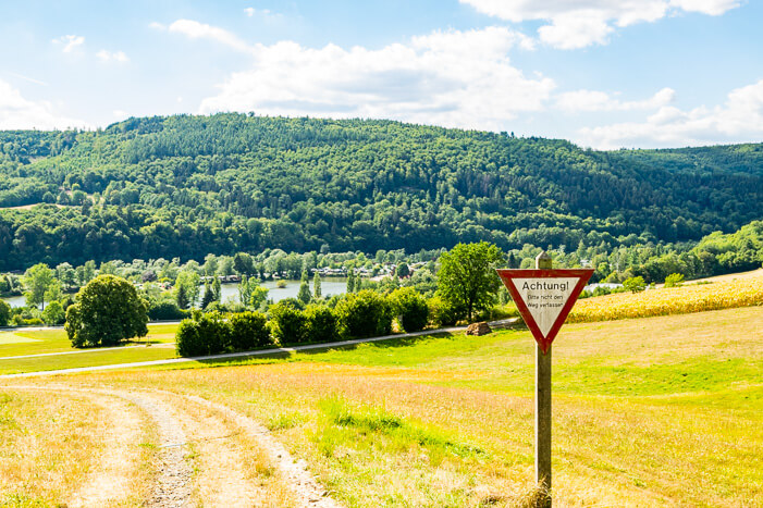 Ausblick auf den Edersee