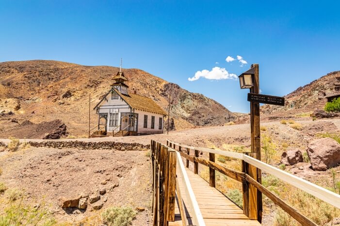 Calico Ghost Town: Die alte Schule