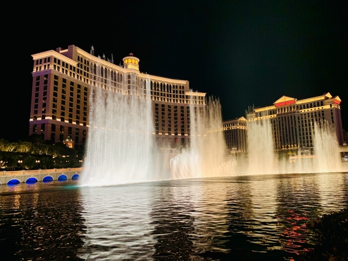Las Vegas Sehenswürdigkeiten - Die Bellagio Fountains