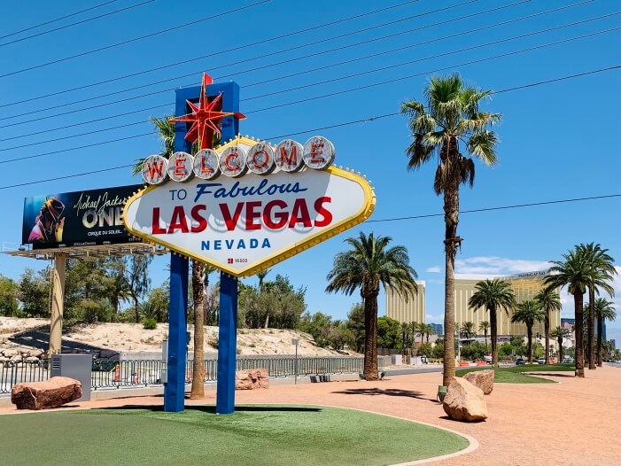 Las Vegas Sehenswürdigkeiten - Welcome to Fabulous Las Vegas Nevada Sign