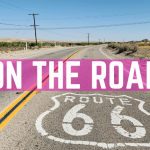 Route 66 auf der Straße