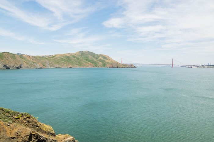 View Golden Gate Bridge von Bonita Lighthouse Trail