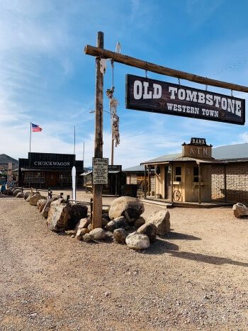 Old Tombstone Western Town in Arizona