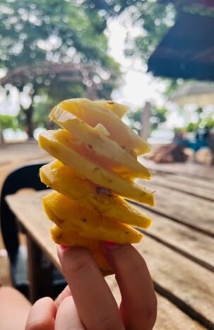 Frische Ananas auf Mauritius