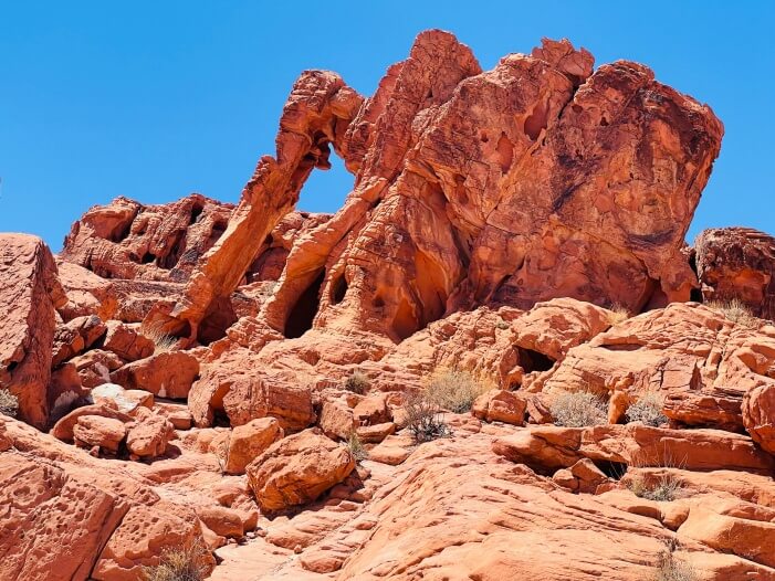 Elephant Rock im Valley of Fire State Park in Nevada