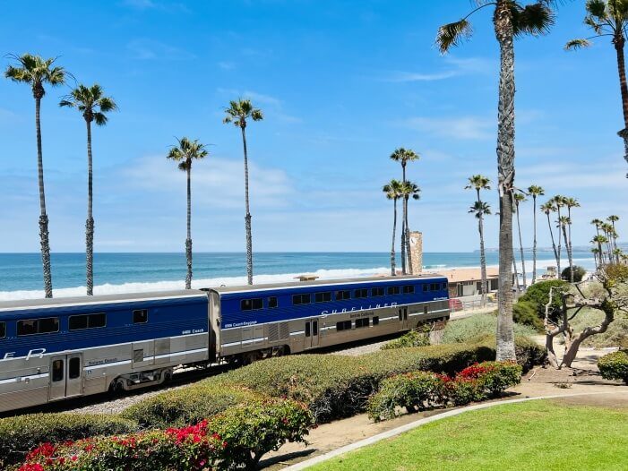 San Clemente Surfliner Amtrak