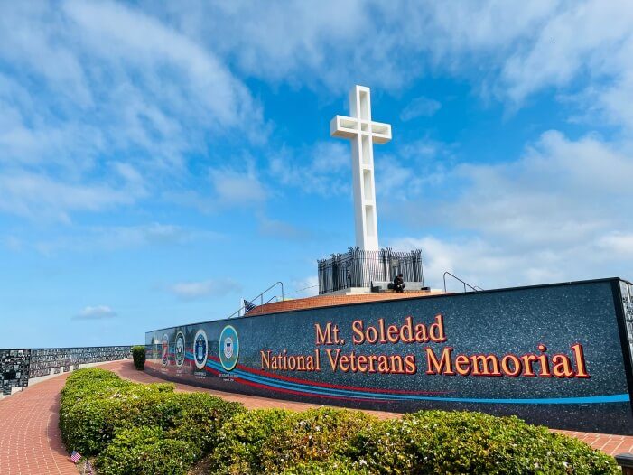 San Diego Aussichtspunkt Mount Soledad National Veterans Memorial