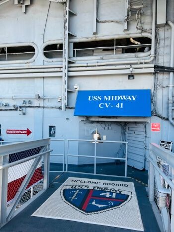 USS Midway in San Diego