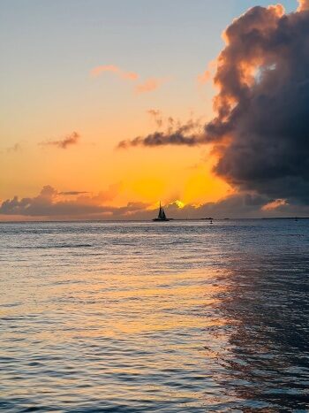 Sonnenuntergang am Mallory Square in Key West