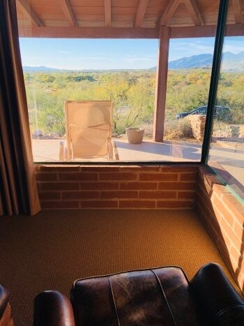 Ausblick aus dem Zimmer auf der Tanque Verde Ranch